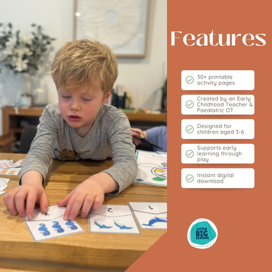Ocean Adventures Printable At Home Learning Kit