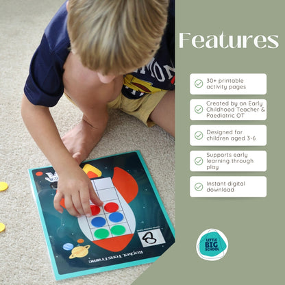 Space Adventures Printable At Home Learning Kit