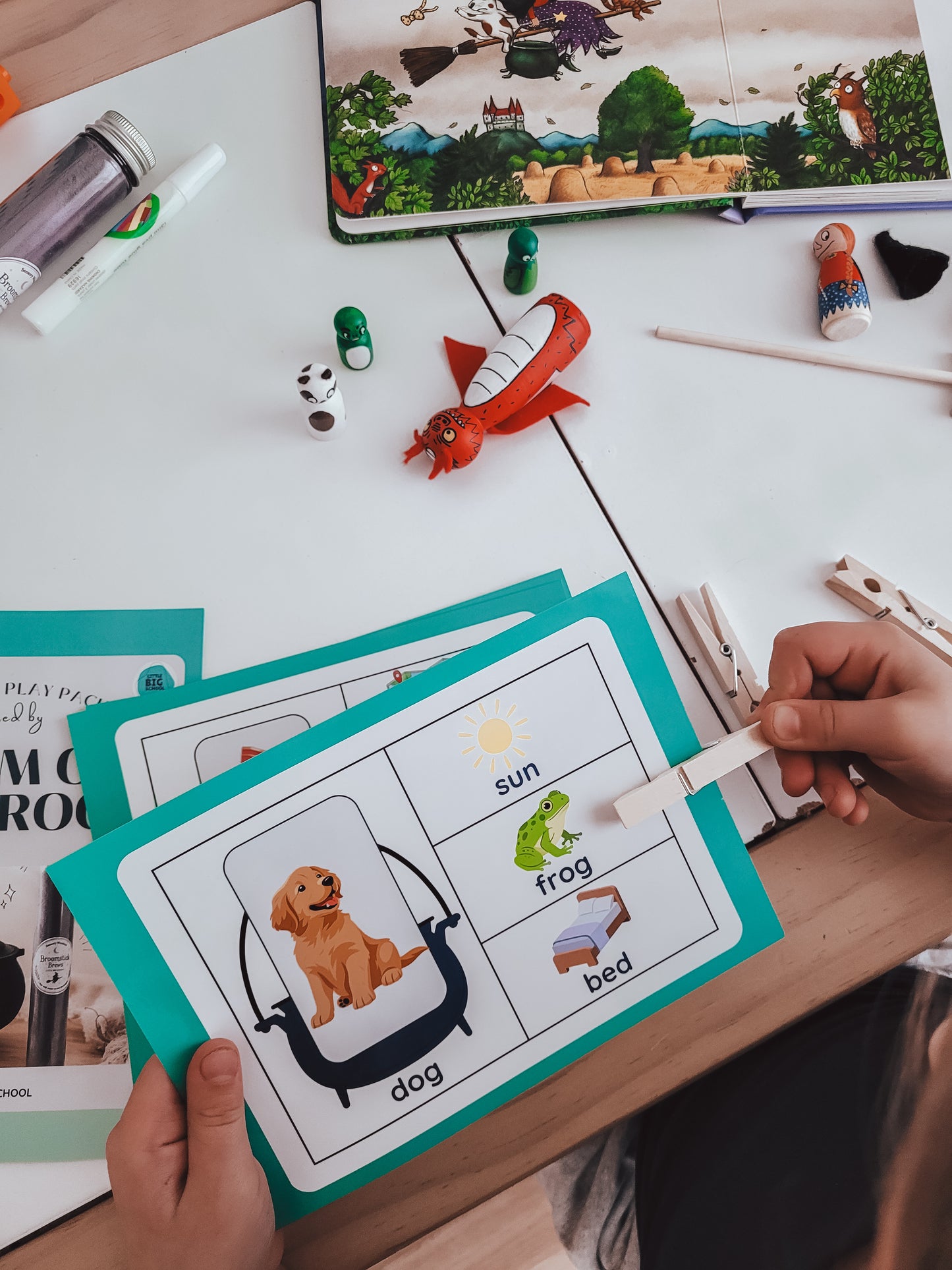 Room on the Broom Inspired Bookish Play Pack