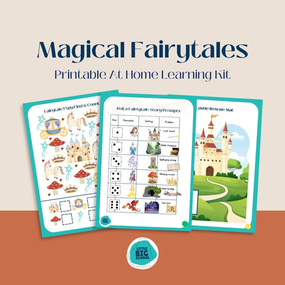 Magical Fairytales Printable At Home Learning Kit